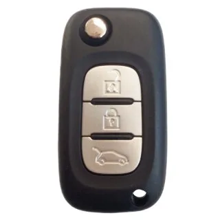 Klapsleutel met afstandsbediening geschikt voor Renault Scenic III, Latitude – 3 knoppen – 433 MHz – ID46 (26R1RN)