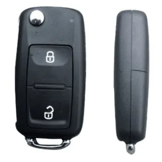 Klapsleutel behuizing geschikt voor Volkswagen Touareg, Tiguan, Golf – 2 knoppen (11RC1VV)