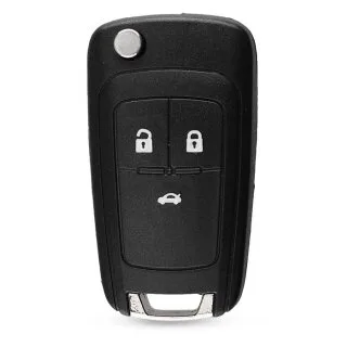 Klapsleutel met afstandsbediening geschikt voor Opel Adam, Astra, Cascada, Corsa e.a. – 3 knoppen – 433 MHz (EAR115IOP)