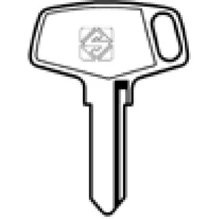 Autosleutel zonder chip geschikt voor Yamaha (1R1YH)