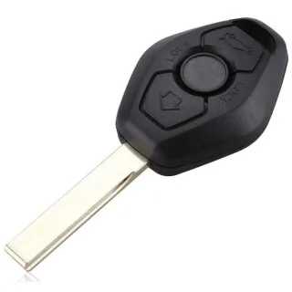 Autosleutel met afstandsbediening geschikt voor BMW 1-serie, 3-serie, 5-serie – 3 knoppen – 433 MHz (02R1BM)