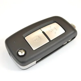 Klapsleutel met afstandsbediening geschikt voor Nissan Note, Micra, Juke – 2 knoppen – 433 MHz (04R1NI)
