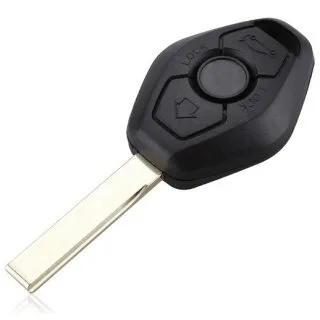 Sleutelbehuizing geschikt voor BMW 3-serie, 5-serie, 7-serie – 3 knoppen (05RC1BM)