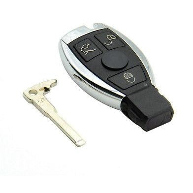 Sleutelbehuizing geschikt voor Mercedes-Benz A-Klasse, B-Klasse, C-Klasse, CL-Klasse e.a. – 3 knoppen (16RC1BZ)