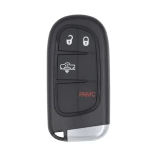 Smart key behuizing geschikt voor Chrysler 300 en Fiat – 4 knoppen (66YRC1CH)