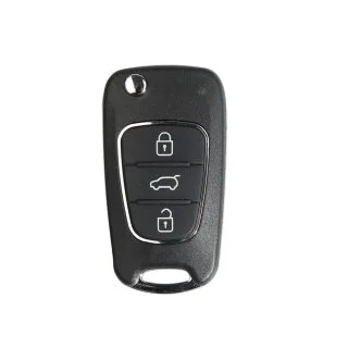KeyDIY klapsleutel behuizing geschikt voor Hyundai – 3 knoppen (18RC1HY)