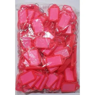 Sleutellabels om te beschrijven, roze (100 stuks)