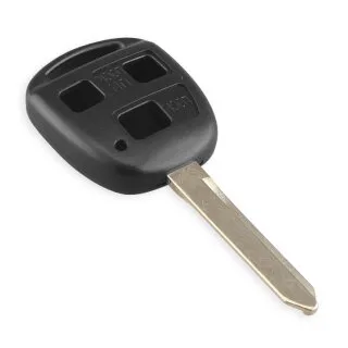 Sleutelbehuizing geschikt voor Toyota Avensis, Carina, Corolla, Yaris – 3 knoppen (53YRC1TO)