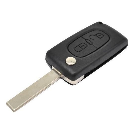 Klapsleutel behuizing geschikt voor Citroën C3, DS3, Berlingo – 2 knoppen (17RC1CT)
