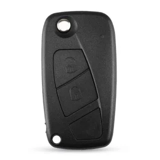 Klapsleutel behuizing geschikt voor Fiat Punto, Ducato, Stilo, Panda e.a. en Citroën – 2 knoppen (06RC1FI)